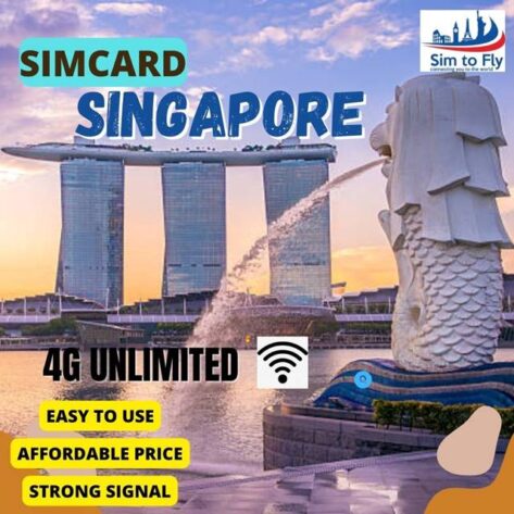 SIMCARD SINGAPORE UNLIMITED DATA 4G