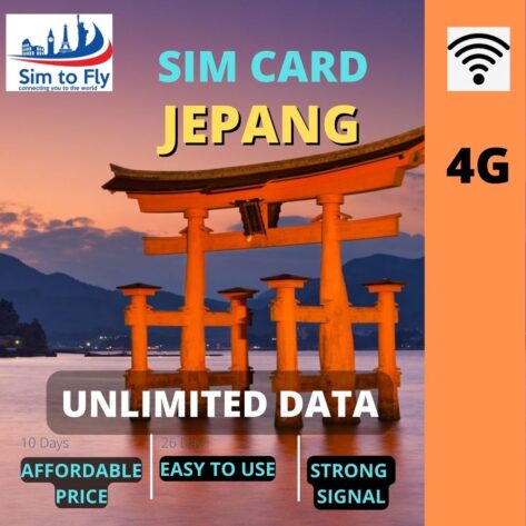 Sim card Jepang Unlimited Data